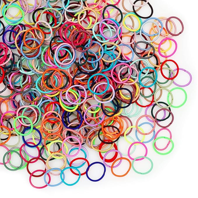200PCS Small Hair Ties,No Crease Baby Hair Ties,Elastic Hair Ponytail Holder Hair Accessories for Baby Girls Infants Toddlers Kids