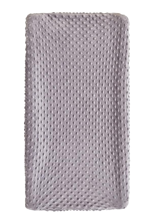 Changing Pad Cover Super Soft Dots Skin-Friendly Breathable Wipeable Changing Table Sheets for Baby Boy and Baby Girl (Rose Gray)