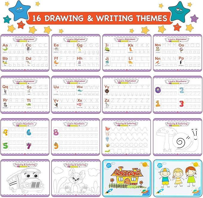 Montessori Toddler Busy Book - New 32 Themes Montessori Toys & Dry Erase Board for Toddlers - My Preschool Kindergarten Learning Activities (Special Edition)