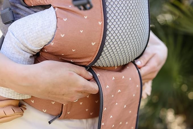 Beco 8 Baby Carrier from Newborn to Toddler (7-45lbs) - All in 1 Hybrid Front, Hip and Backpack Style Carrier with Breathable, Cooling Mesh - Rose Love