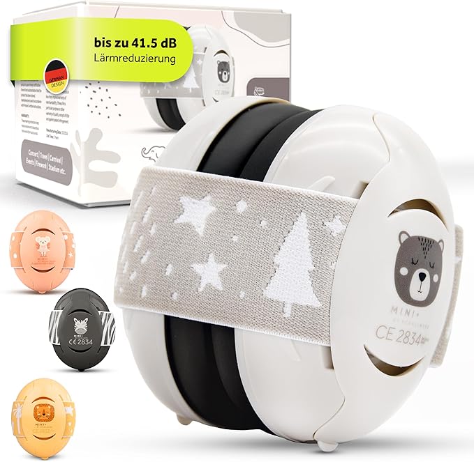 Schallwerk ยฎ Mini+ Baby Ear Muffs โ Infant Noise Cancelling Headphones, Toddler Ear Protection, Baby Headphones for Noise