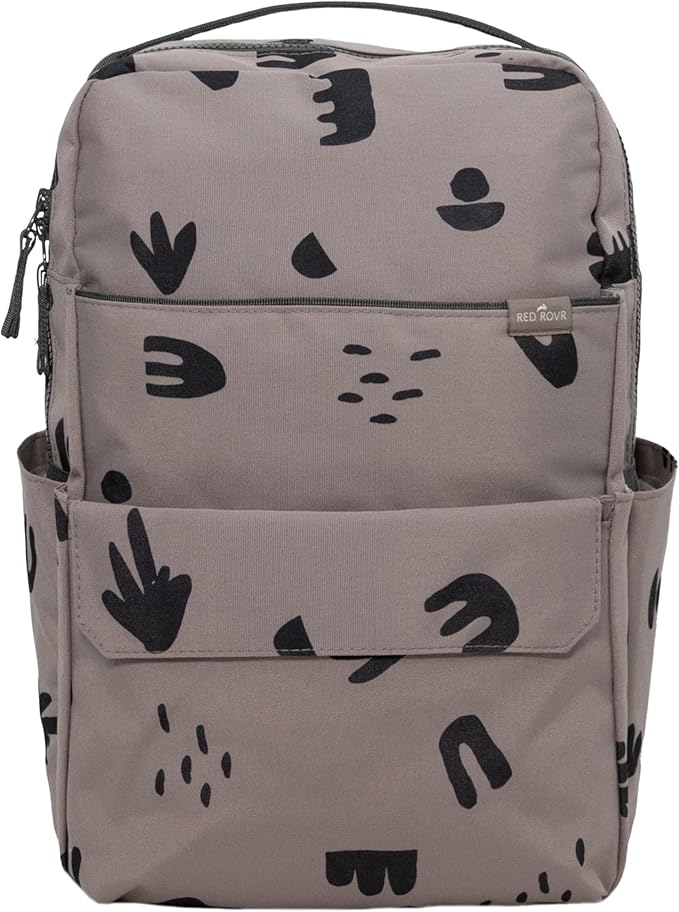RED ROVR Roo Lightweight 1 LB Diaper Bag Backpack | 11 organizational pockets| Durable & Water-Resistant (Truffle Doodle)