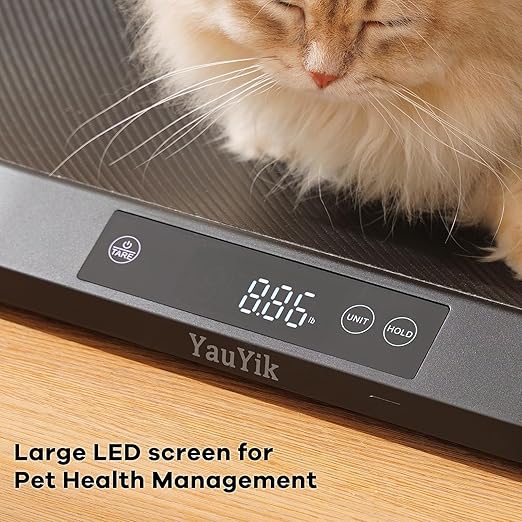 YAUYIK Digital Baby Scale with Smart Hold Function, Multifunctional Infant Scale, Large Pet Scale for Newborn Puppy, Cat and Small Animals - Up to 88lbs, Nest-Shaped Design, 150cm Soft Tape