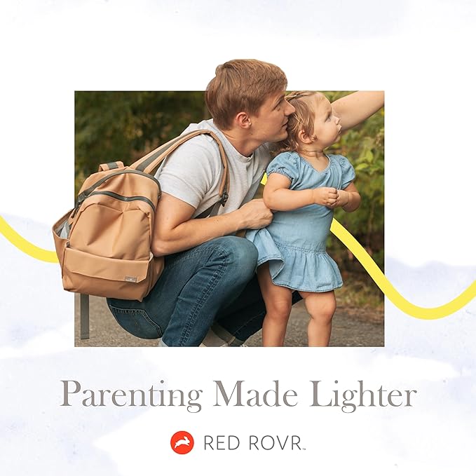 RED ROVR - Mini Roo Backpack (Truffle Doodle)