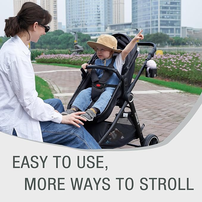 Baby Stroller 2 in 1 Newborn Convertible Stroller Bassinet for Infant New Born Pushchair 0-36 Month