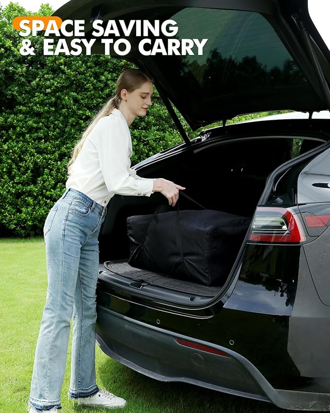 Foldable Baby Playpen with Non-Removable Thick Mat, Extra Large Collapsible Play Yard for Babies & Toddlers, Portable Travel Playpen with Gate, Safe Activity Center (51"×51" Black)