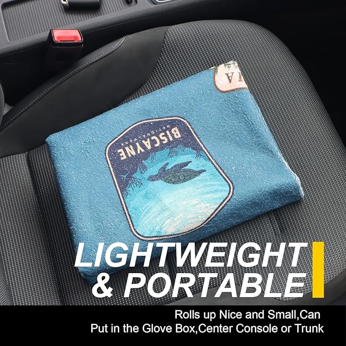 Back Seat Cover for Car Trucks Van SUV,Waterproof Rear Bench Towel Seat Covers for Dogs and Kids,Automotive Backseat Protector (National Parks)