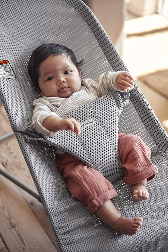 BabyBjörn Bouncer Bliss, Mesh, Gray