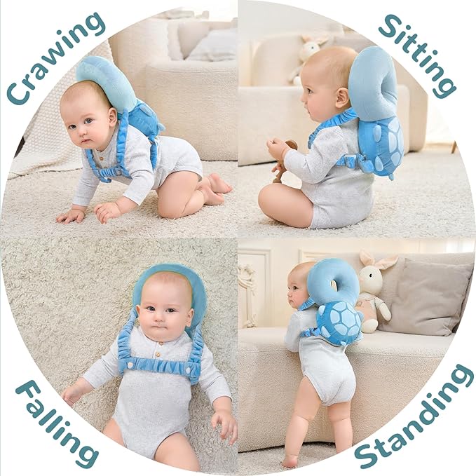 Baby Head Protector Backpack for Falling Crawling and Walking Toddler Essentials Harness Infant Koala Toys Helmets Baby Christmas Gifts Essentials Must Have Stuff Items for 0.5-2 Years