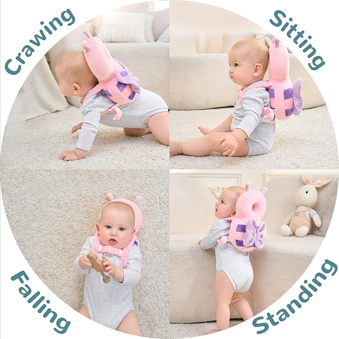 Baby Head Protector Backpack for Falling Crawling and Walking Toddler Essentials Harness Infant Koala Toys Helmets Baby Christmas Gifts Essentials Must Have Stuff Items for 0.5-2 Years