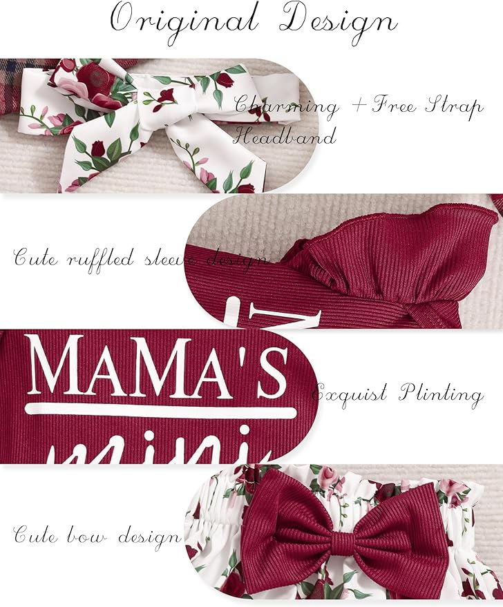 Newborn Infant Clothes Baby Girl Dress Summer Toddler Outfit Cute Girl Romper Skirt Set+Headband