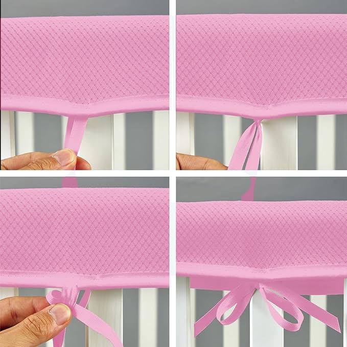 3 Pcs Mesh Cover,Easy to Install, Fits Standard Full-Size (Pink)