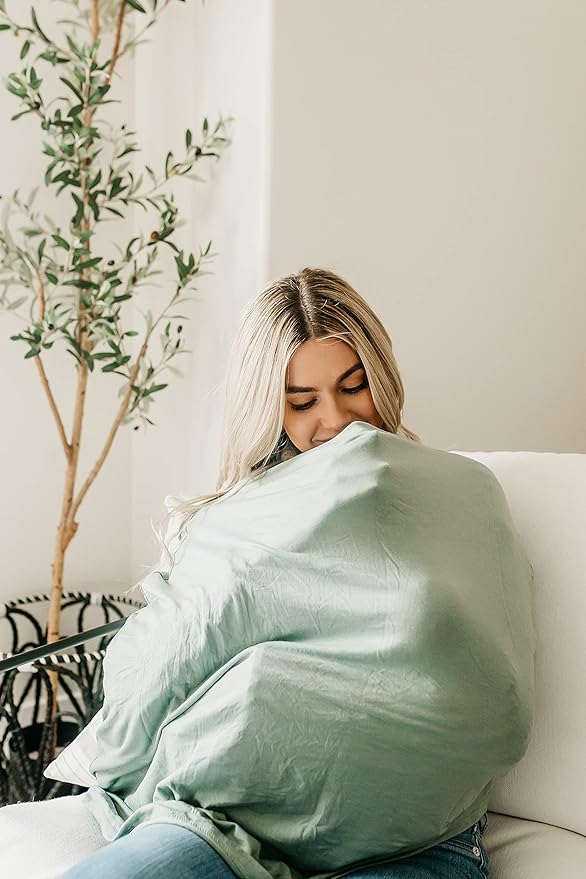 Copper Pearl Multi-Use Cover: Car Seat Covers, Nursing Cover, and Stroller Cover for Sun - Stretchy Fabric, All-Season Use, Stylish Designs, Easy Access for Moms - Briar