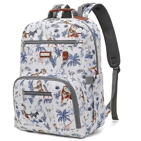 Diaper Bag Backpack, Large Baby Nappy Bags with Portable Changing Pad for Boys and GirlsMultifunction Travel Baby Bag for Moms Dads, Shower Gifts Waterproof and Stylish