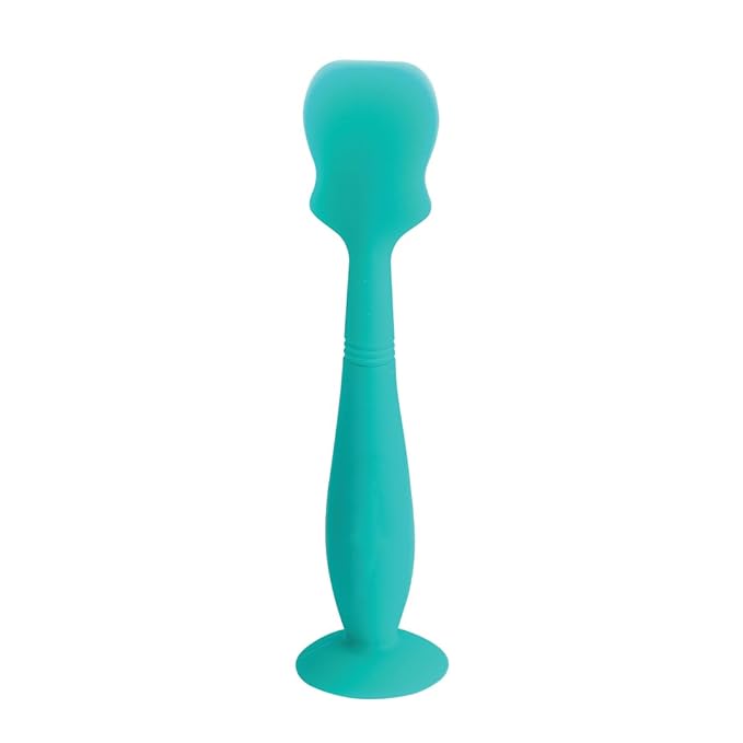 Marie Originals Baby Diaper Cream Spatula | Soft Silicone & Flexible Diaper Rash Cream Spatula For Babies & New born with Suction Base Cup Mess Free, Hygienic & Easy To Use But Paste Applicator 2pk