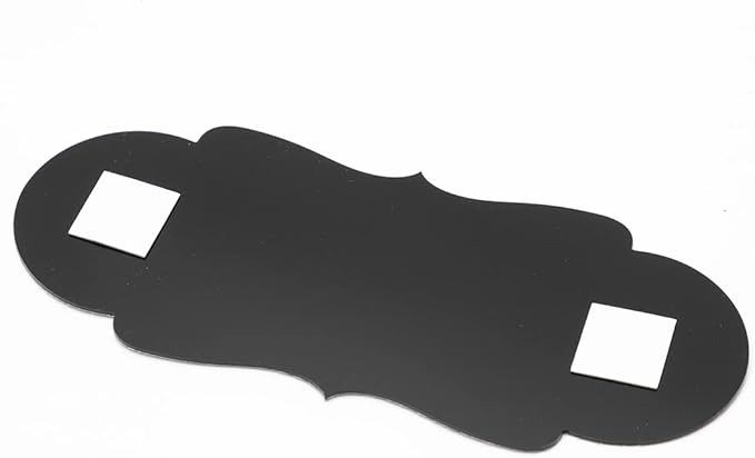 Signs ByLITA Designer Do Not Leave Children Unattended Sign(Black/Silver) - Large 2 Pack