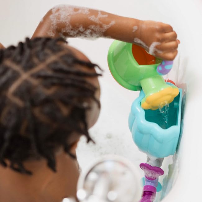 Nuby Wacky Waterworks Pipes Bath Toy - Baby Bathtub Toy with Interactive Features for Cognitive Development