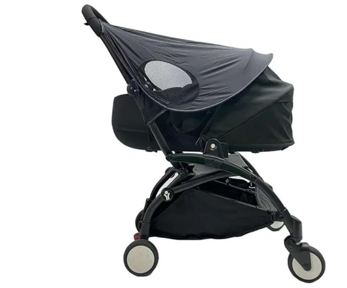Baby Stroller Sun Shade Sun Protection Shade for Strollers Car Seats Pram Pushchair Buggy Stroller Sunshade Parasol Sun Rain Shades Canopy Cover Awning Anti-UV Toddlers Strollers Canopy Sunshade