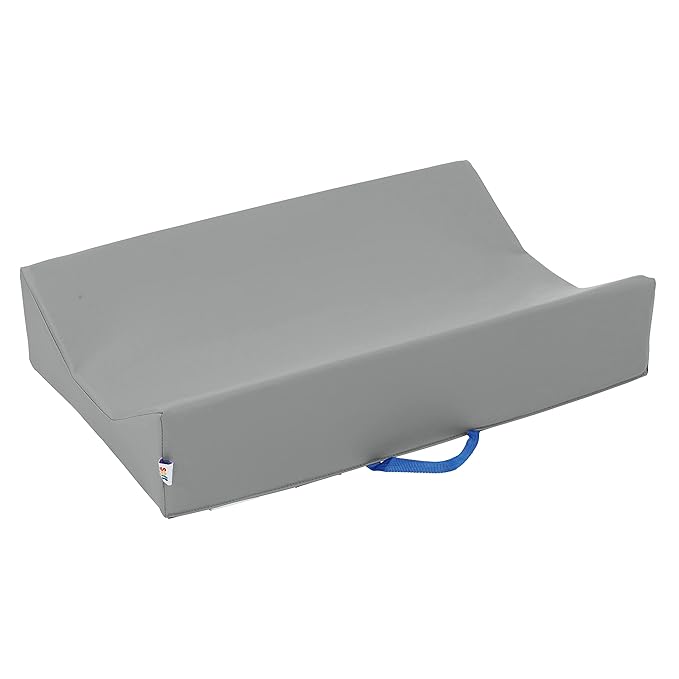 ECR4Kids SoftZone Baby Changing Pad, Contoured, Grey