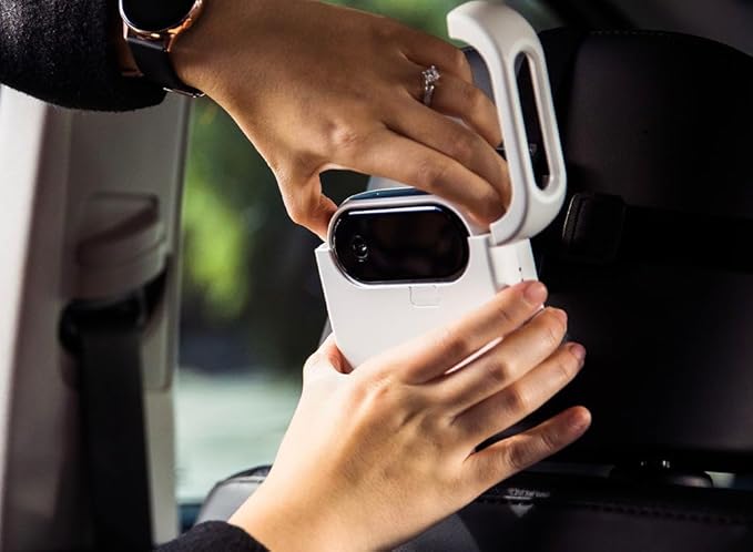 Tiny Traveler Baby Monitor - Tiny Wireless Basic Kit (TT002PBB) with Power Bank - Wireless Baby Car Monitor Camera, 8 Hours Power Bank, Night Vision, Video Record & Share, 5" Touchscreen LCD - Black