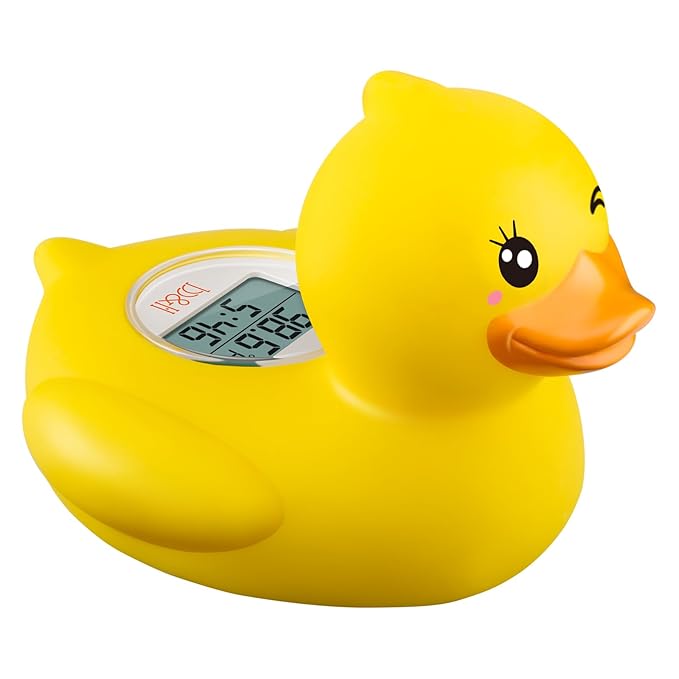 b&h Baby Thermometer, The Infant Baby Bath Floating Toy Safety Temperature Thermometer (Winking Duck)