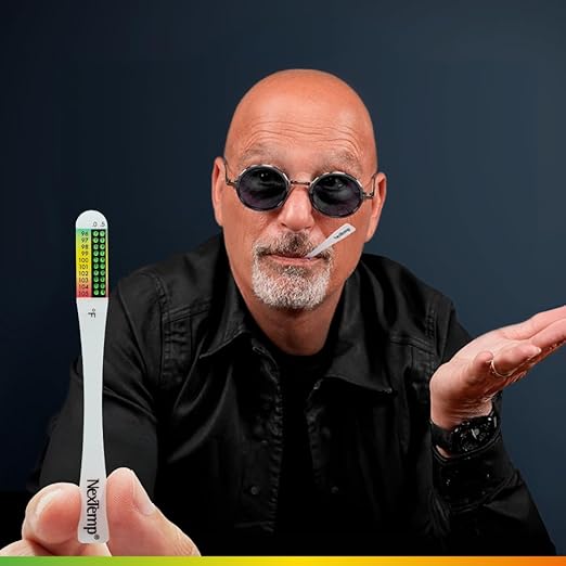 NexTemp® Go Oral Disposable Thermometers, Accurate Fast Read Temperature Thermometer in 10 Seconds, Hygienic, Use Anytime Anywhere for Adults, Kids, Travel, Home or First Aid Kit, Fahrenheit,12-Pack