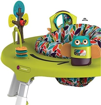 ORIBEL PortaPlay Baby Activity Center: Development Focused Toys. Foldable, Portable, and Transforms to a Play Table, Unisex (Forest Friends)