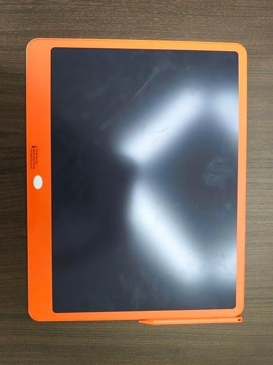 TEKFUN LCD Board, 16inch Colorful, Kids Travel Essentials, Toddler Toys for 3 4 5 6 7 8 Year Old Girls Boys (Orange)