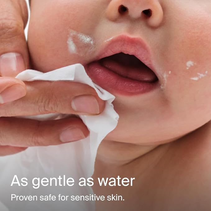 Coterie Baby Wipes for Sensitive Skin, Plant-Based and Plastic-Free Fibers, 99% Water, Hypoallergenic, pH Balanced, Unscented, Clean and Gentle Baby Essentials, 16 Pack, 896 Count