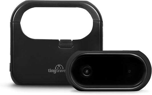 Tiny Traveler Add-On Baby Car Camera with Power Bank – 720P HD, Night Vision, Easy Install for Twins, 2 Kids, or Pets – Wireless Baby Car Camera Add-On Kit (Monitor Not Included)