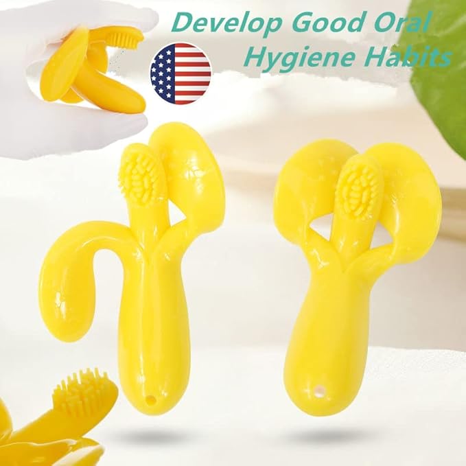 Baby Teething Toys, Freezer BPA Free Silicone Baby Teether Chew Toys, Gifts for Girls Boys- Newborn Infant Toys