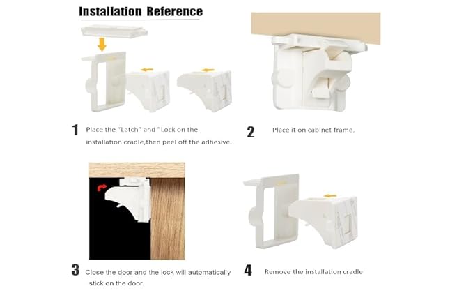 Vmaisi Magnetic Cabinet Locks for Babies (Standard, Count, 30.00)