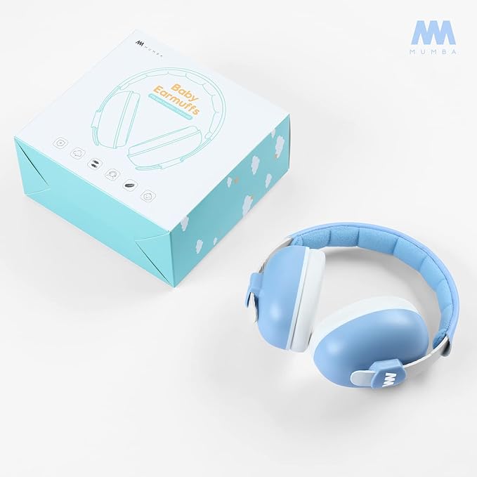 Baby Ear Protection Noise Cancelling Headphones for Babies and Toddlers - Mumba Baby Earmuffs - Ages 3-24+ Months