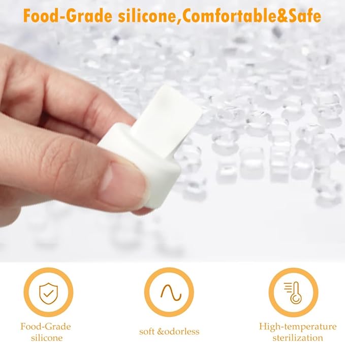 10pcs Pump Parts Set, 2pc Backflow Protector 2pcs Tubing 2pcs Membrane and 4pcs Duckbill Valves, Replacement Breast Pump Parts for Spectra S1/S2/9 Plus