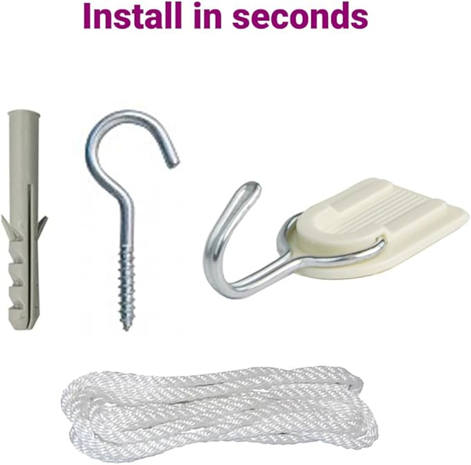 Purple Canopy for Girls Bed with Pre-Glued Glow in The Dark Unicorns - Princess Mosquito Net Room Decor - Kids & Baby Bedroom Tent with Galaxy Lights - 1 Opening Canopy Bed & Hanging Kit Included