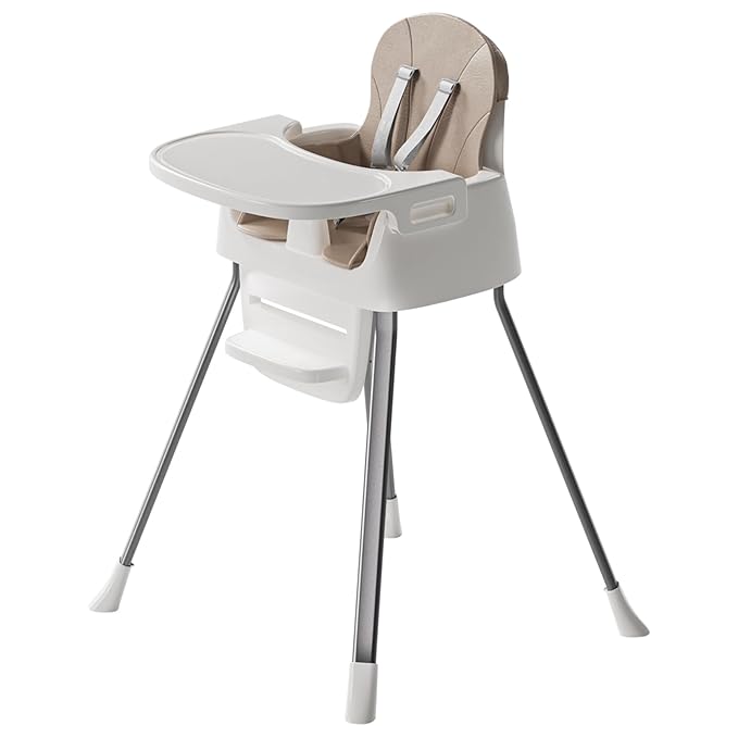 Portable Baby Highchair for Months Infants and Toddlers with 5 Point Harness Convertible Comfortable Seat for Cozy Eating Table Sit Up High Chair and Seats for Sitting Up Back Booster Feeding Chairs