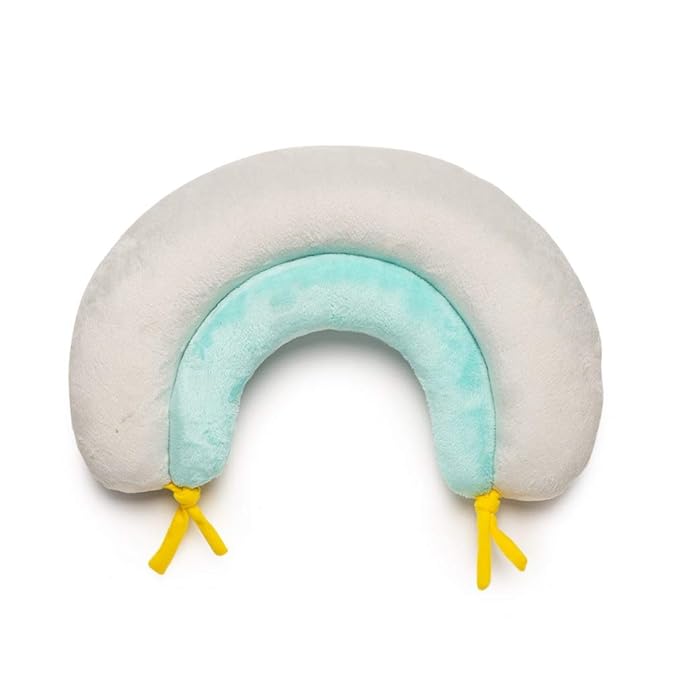 Taf Toys 2-in-1 Tummy Time Cushion for Newborns & Infants, Soft Panda Cushion with High-Contrast Crinkle, Baby Development Toy for Neck & Arm Support, Sensory Activity Mat 0-6M