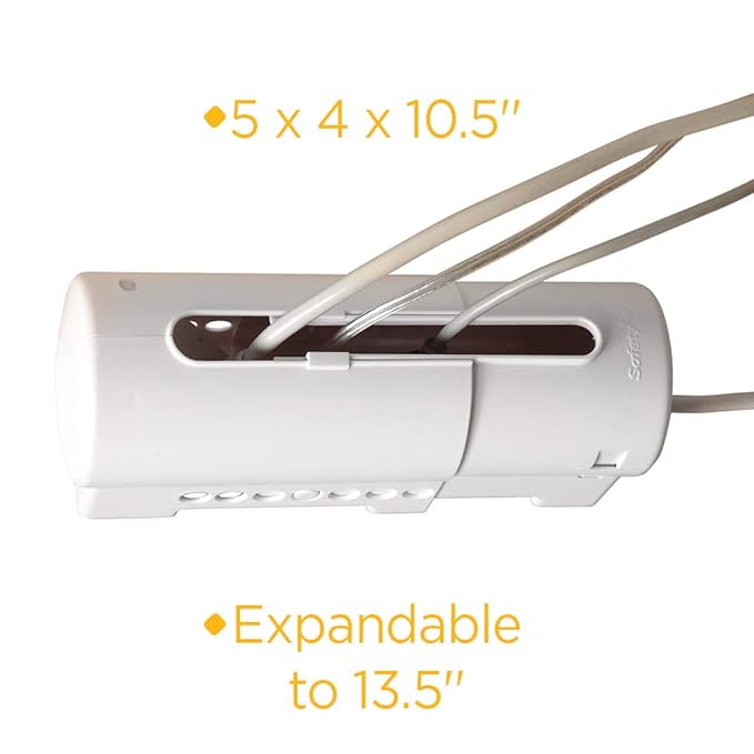 Safety 1st Power Strip Cover 2 Count (Pack of 1), White