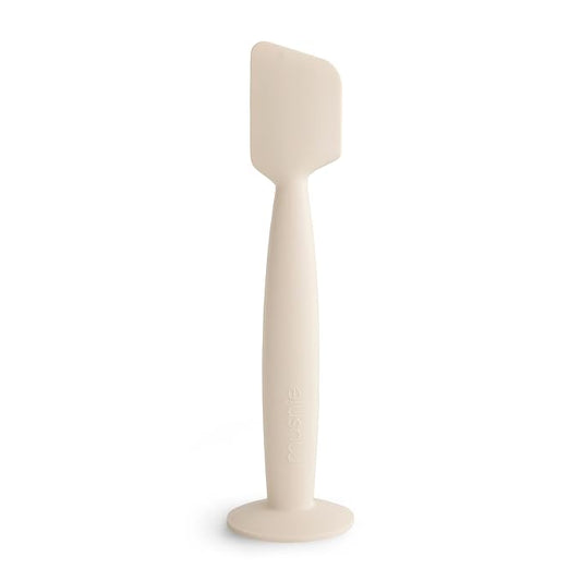 mushie Diaper Cream Applicator Soft Silicone with Suction Base (Shifting Sand)
