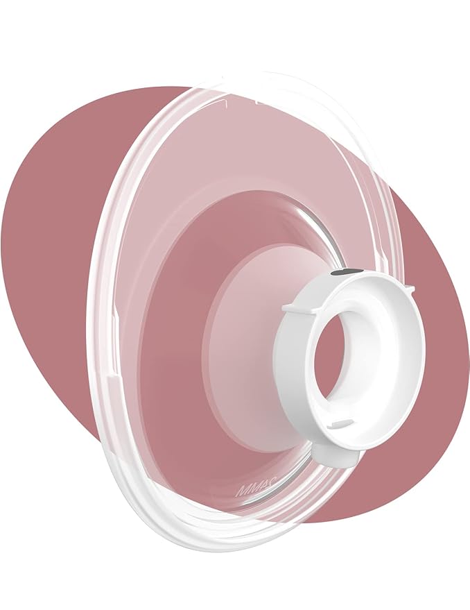 Momcozy Double-Sealed Flange 24mm Compatible with Momcozy M5 Breast Pump. Original M5 Breast Pump Replacement Accessories, 1PC (24mm)