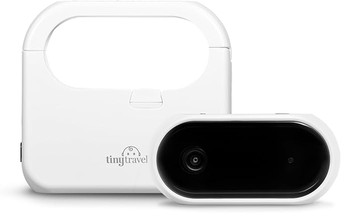 Tiny Traveler Add-On Baby Car Camera with Power Bank – 720P HD, Night Vision, Easy Install for Twins, 2 Kids, or Pets – Wireless Baby Car Camera Add-On Kit (Monitor Not Included)