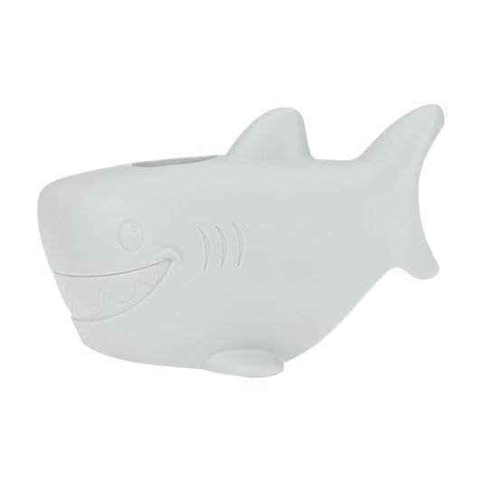 Nuby Bathtub Safety Spout Guard - Compatible with Most Standard Faucets - Bath Toys - Shark