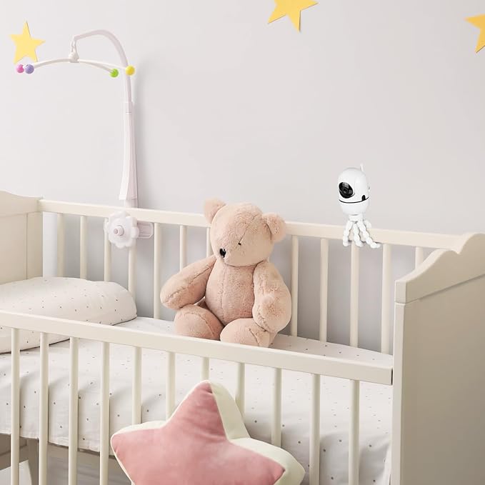 Tripod Baby Monitor Mount for HelloBaby HB65/HB40/HB6550/HB66/HB6339/HB6550 Pro, ANMEATE SM935E, Flexible Baby Camera Mount Attach Your Camera Wherever You Want