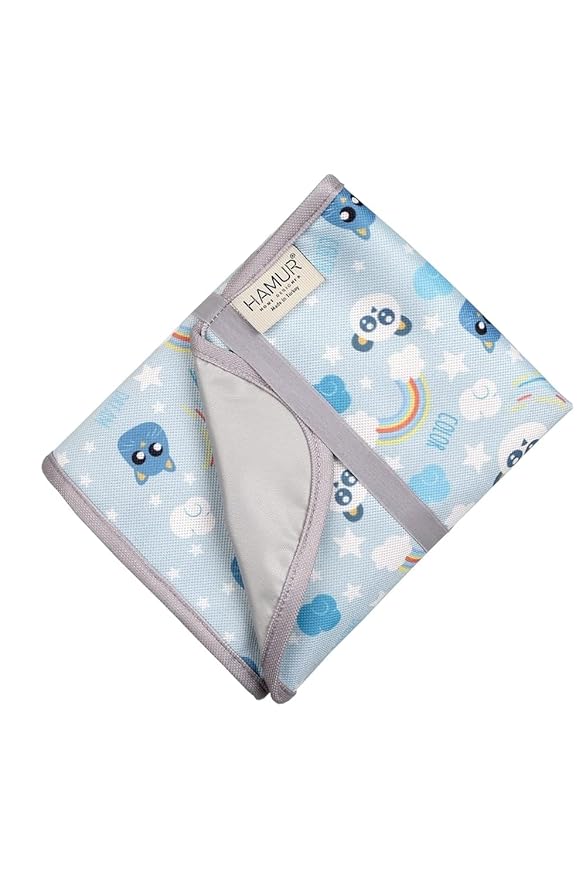 HAMUR HOME Portable Baby Changing Pad – Waterproof, Foldable & Lightweight Travel Mat – Soft & Machine Washable Diaper Changer – Compact & Durable (Dream)