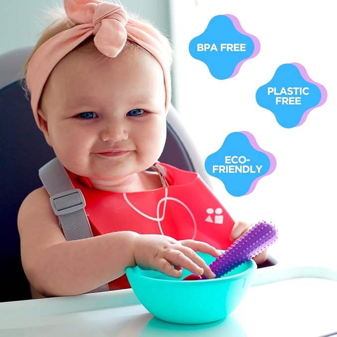 Reusable Silicone Toddler Placemat for Dining Table and Travel, a Foldable, Non-Slip Kids Learning Mat with USA Map, Easy to Clean BPA Free Feeding Essential by a Mom Founded Brand