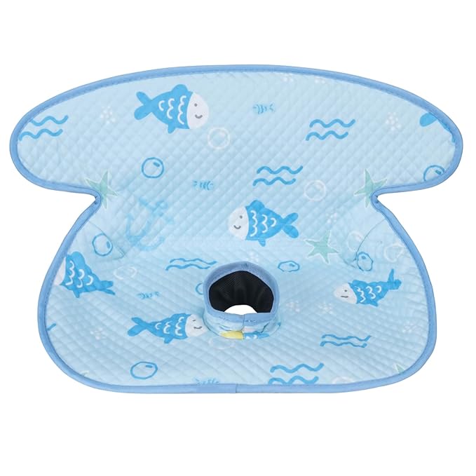 INFANZIA Dry Seat, Car Seat Protector Waterproof Carseat Liner Potty Training Toddlers, Baby and Infants, Piddle Pad for Carseats Strollers (Blue, 1 Pack
