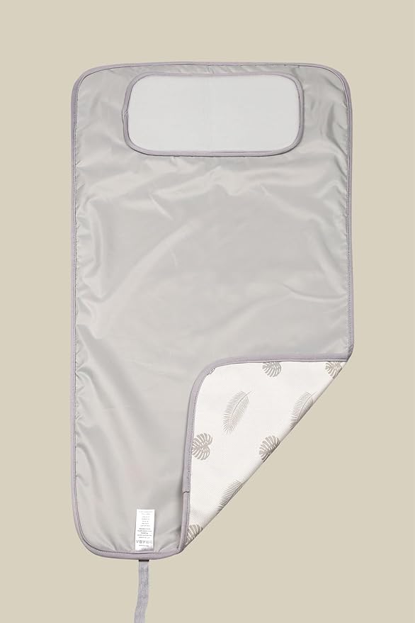 HAMUR HOME Portable Baby Changing Pad – Waterproof, Foldable & Lightweight Travel Mat – Soft & Machine Washable Diaper Changer – Compact & Durable (Leaves)
