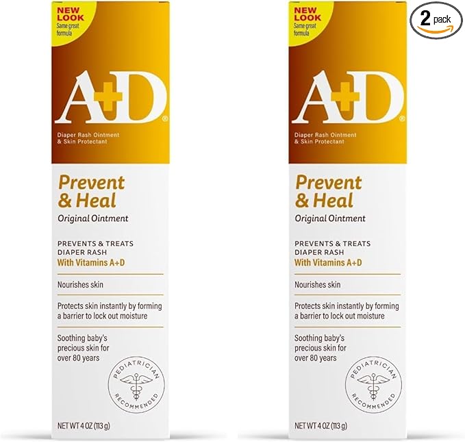 A+D Original Ointment, 4 Ounce (Pack of 2)