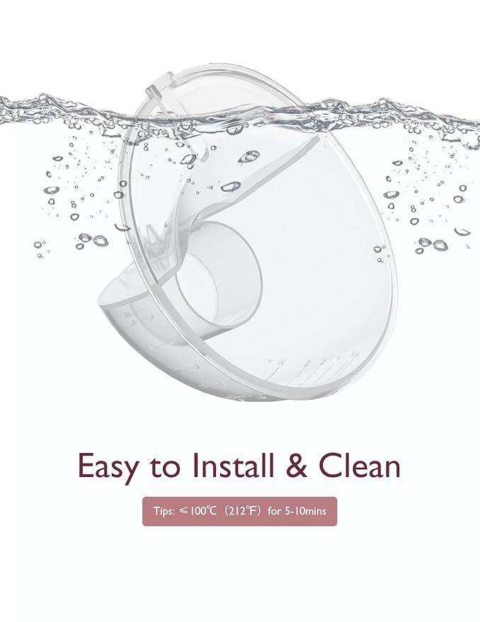 Momcozy Original M5 Replacement Accessories Milk Bowl, Milk Collector Only Compatible with Momcozy M5 NOT for Others, 1 Pack