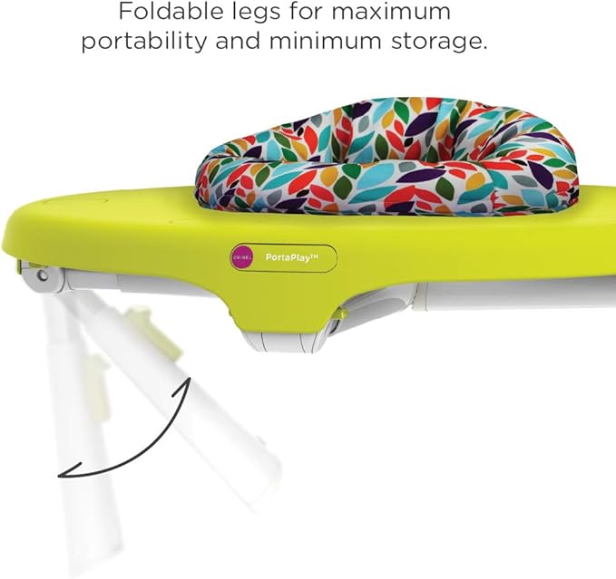 ORIBEL PortaPlay Baby Activity Center: Development Focused Toys. Foldable, Portable, and Transforms to a Play Table, Unisex (Forest Friends)